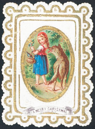 Le Petit Chaperon Rouge, Carte de Noël - English School
