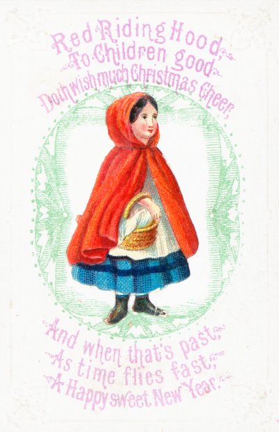 Le Petit Chaperon Rouge, Carte de Noël - English School
