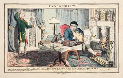 La vie rendue facile, imprimé par J. Netherclift, publié à Londres par Thomas McLean - English School