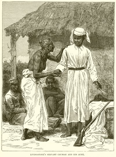 Serviteur de Livingstone, Chumah et sa tante - English School