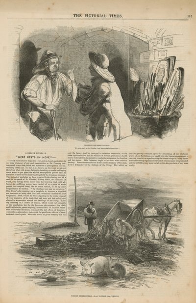 Sépultures à Londres - English School