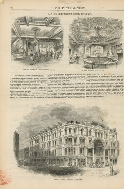 Établissements commerciaux de Londres - English School