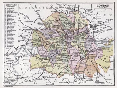 Londres, arrondissements métropolitains - English School