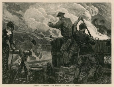Croquis de Londres : La bataille des trottoirs - English School
