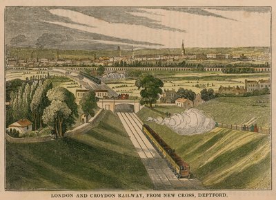 Chemin de fer de Londres et Croydon, de New Cross Deptford - English School