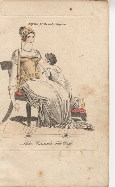 Robe de cérémonie à la mode de Londres - English School