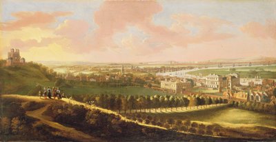 Londres depuis Greenwich Hill, vers 1680 - English School