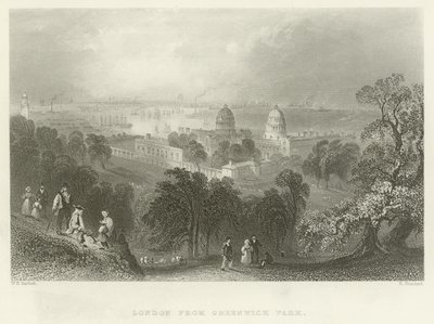 Londres depuis Greenwich Park - English School