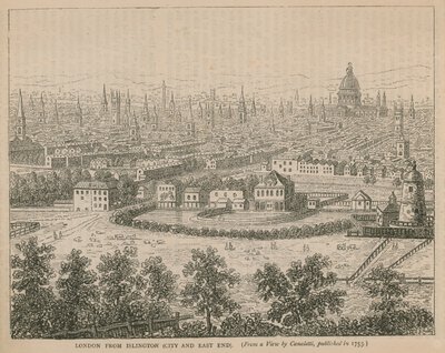 Londres depuis Islington (City et East End) - English School