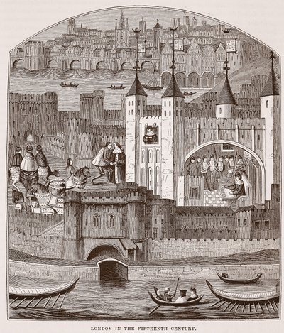 Londres au XVe siècle - English School