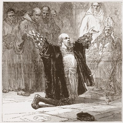 Lord Cobham devant les évêques, illustration de L