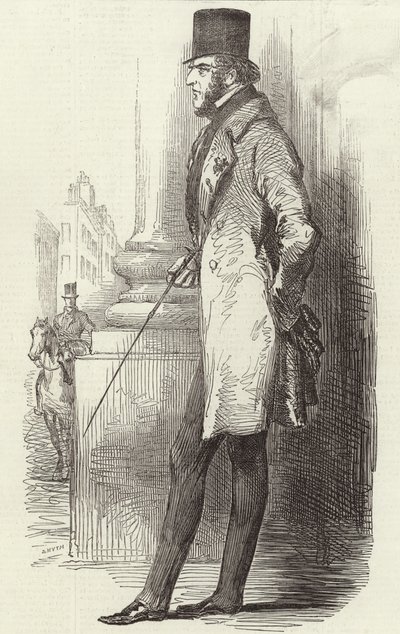 Lord George Bentinck (gravure) - English School
