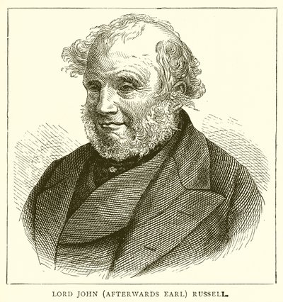Lord John (plus tard comte) Russell - English School