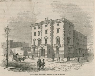 Maison de Lord John Russell, Chesham Place, Belgrave Square - English School