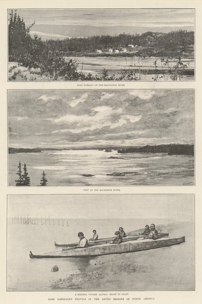 Voyages de Lord Lonsdale dans les régions arctiques de l