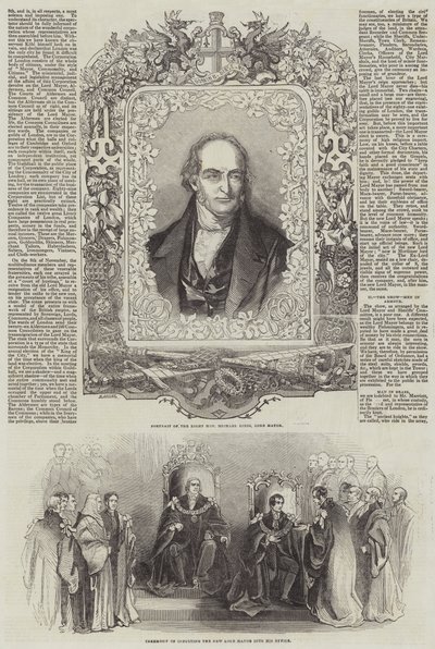 Lord-maire de Londres (gravure) - English School