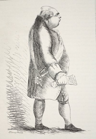 Lord North, fac-similé d