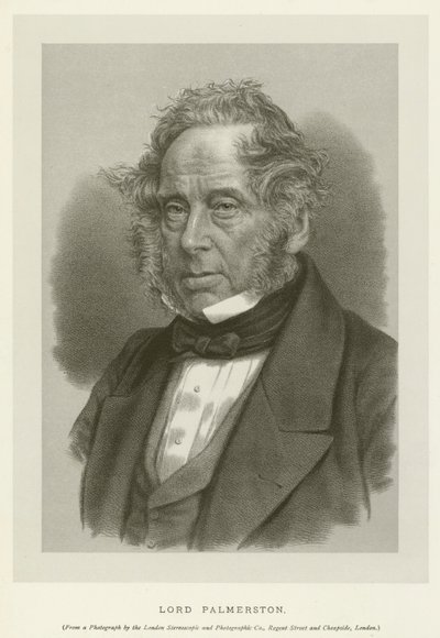 Lord Palmerston (lithographie) - English School