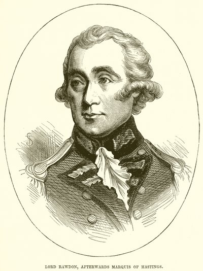 Lord Rawdon, plus tard Marquis de Hastings - English School
