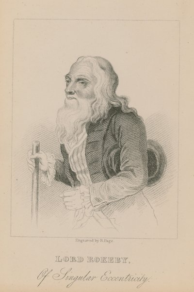 Lord Rokeby de singulière excentricité - English School
