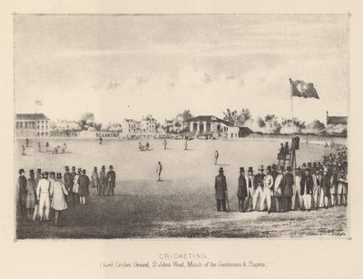 Lords Cricket Ground, S Johns Wood, Match des Gentlemen et Players - English School