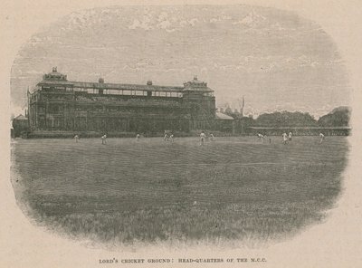 Lords Cricket Ground, siège du MCC - English School