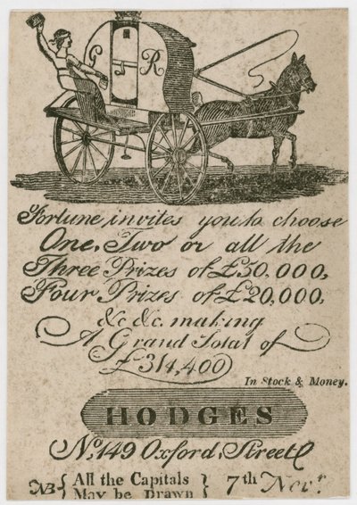 Publicité pour la loterie - English School