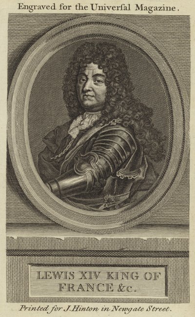 Louis XIV, Roi de France - English School