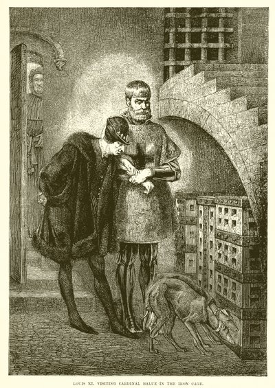 Louis XI visitant le cardinal Balue dans l