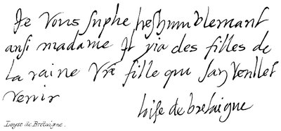 Loyse de Bretaigne - English School