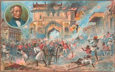 Lucknow, Mutinerie indienne, 1857 - English School