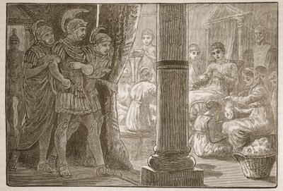 Lucrèce parmi ses servantes - English School