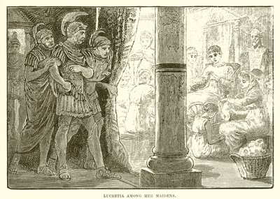 Lucrèce parmi ses servantes - English School
