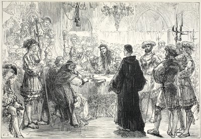 Luther devant la Diète de Worms, illustration de L