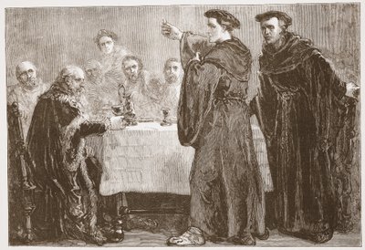 Luther défiant Carlstadt d