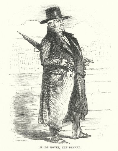 M. De Moyes, le banquier (gravure) - English School