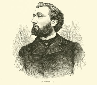 M. Gambetta, septembre 1870 - English School