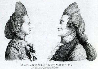 La cour Macaroni, ou les deux insignifiants - English School