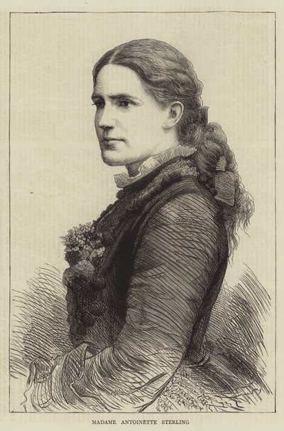 Madame Antoinette Sterling (gravure) - English School