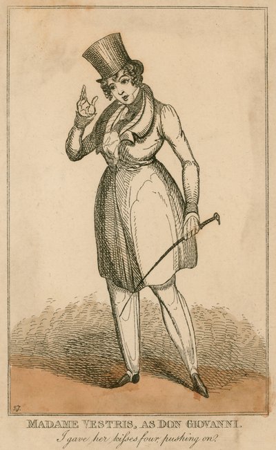 Madame Vestris en Don Giovanni - English School