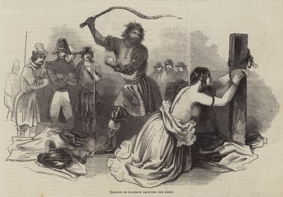 Madame de Kalerdgi recevant le Knout - English School