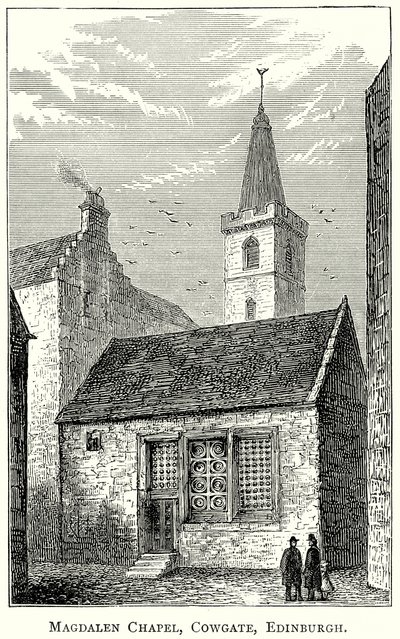 Magdalen Chapel, Cowgate, Edinburgh (gravure) - English School