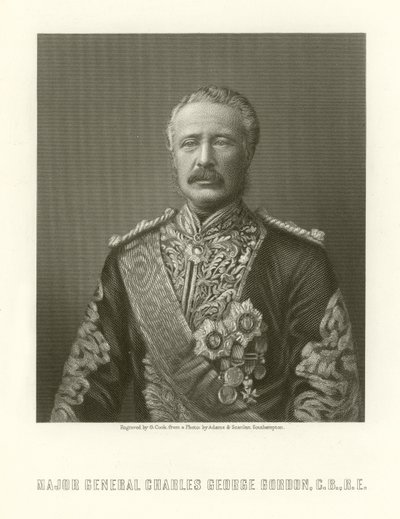 Major Général Charles George Gordon - English School