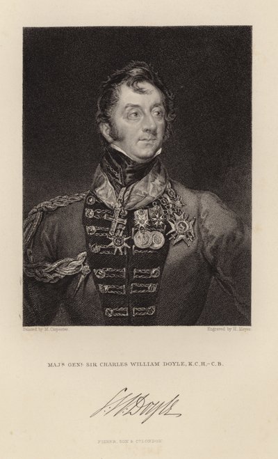 Major Général Sir Charles William Doyle - English School