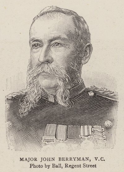 Major John Barryman, VC (gravure) - English School