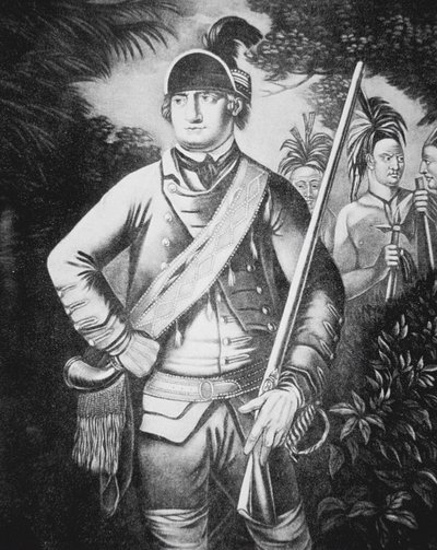 Le major Robert Rogers, commandant des 
