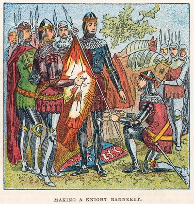 Faire un chevalier banneret - English School