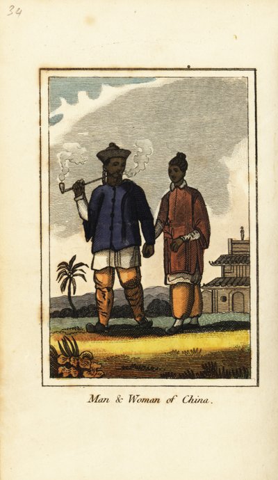 Homme et femme de Chine - English School