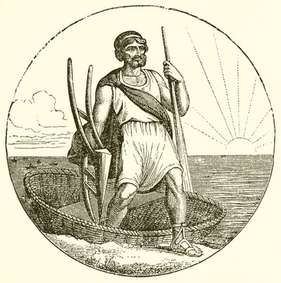Homme dans un Coracle - English School