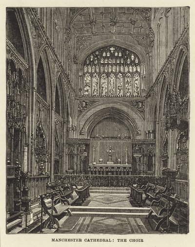 Cathédrale de Manchester, le chœur - English School